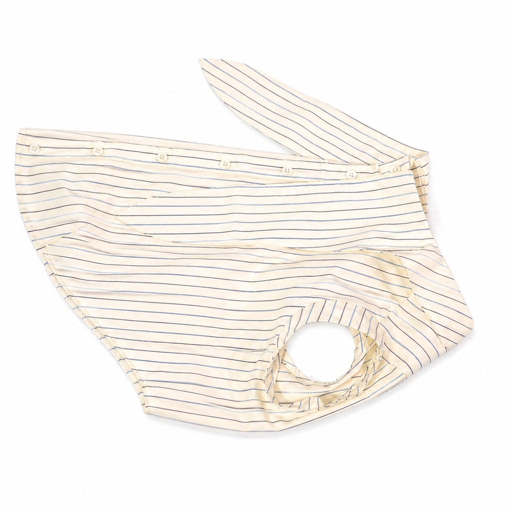 Striped Rabbit Ear Pet Vest